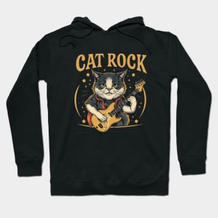 Cat rock bassist Hoodie